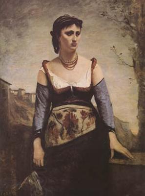Jean Baptiste Camille  Corot Agostina (mk09)